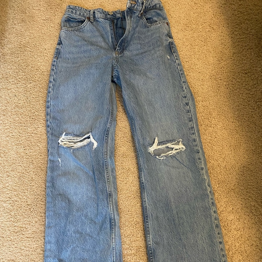 Zara mom jeans